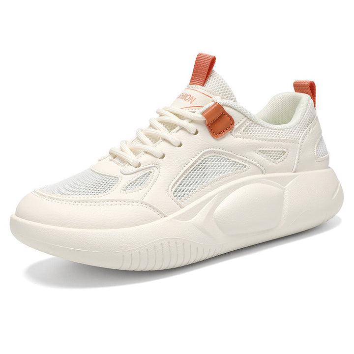 Damen sportive Plateausneaker mit luftdurchlässigem Netzgewebe und dämpfender ergonomischer Sohle Drune