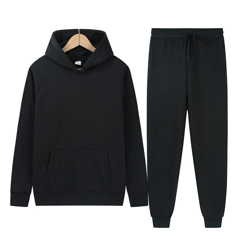 Damen Kapuzenpullover und Jogginghose-Set aus hochwertigem Baumwollmix Drune