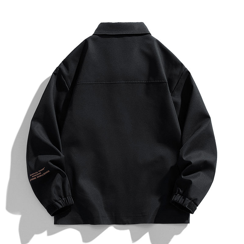 Herren Modische Utility-Jacke Drune