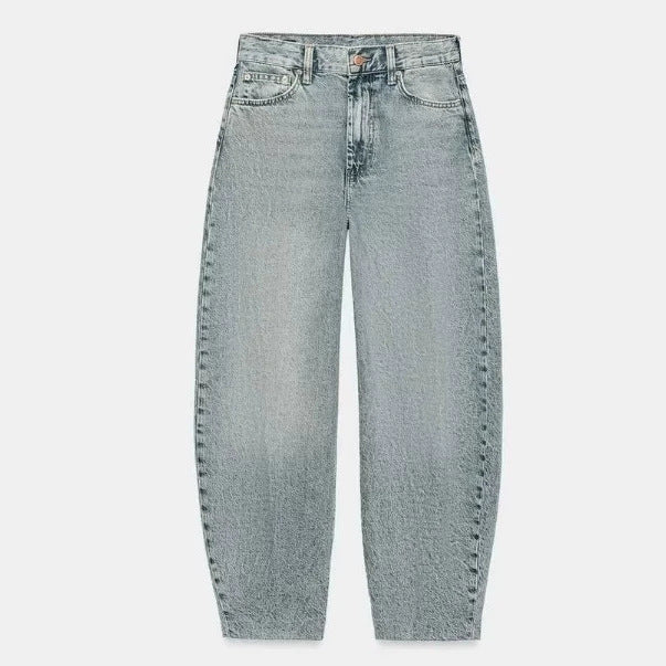 Damen Hochtaillierte Culotte-Hose mit weitem Bein und dekorativem Taillengürtel Drune