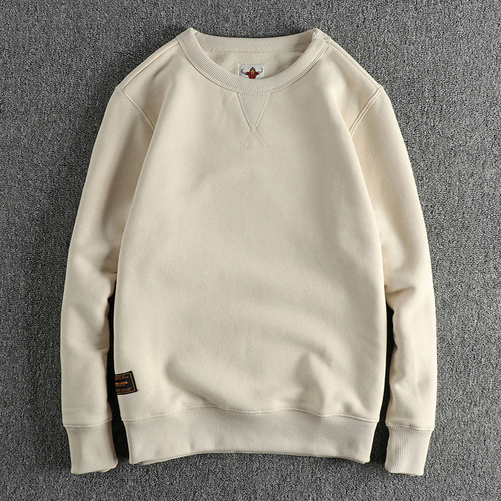 Damen Sweatshirt mit klassischem Rundhalsausschnitt und lässigem Schnitt Drune