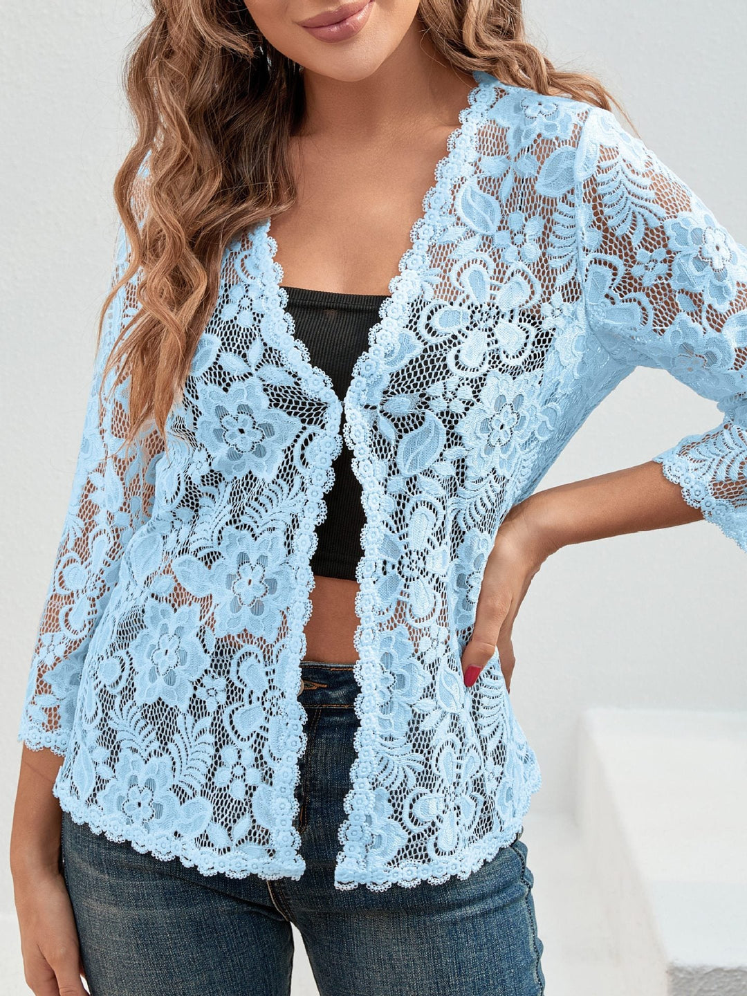 Drune | Eleganter Blazer mit Spitze