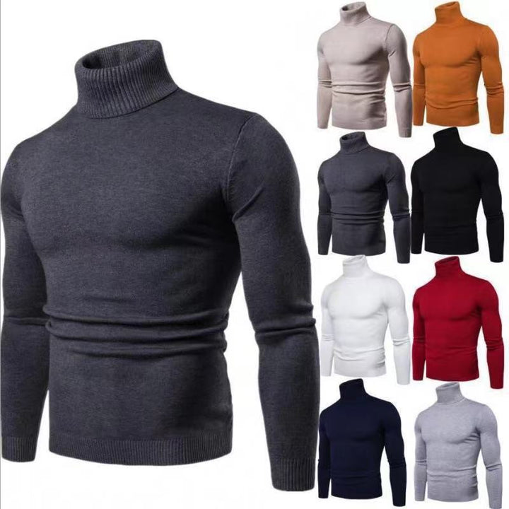 Herren modischer Rollkragenpullover aus feiner Merinowolle Drune