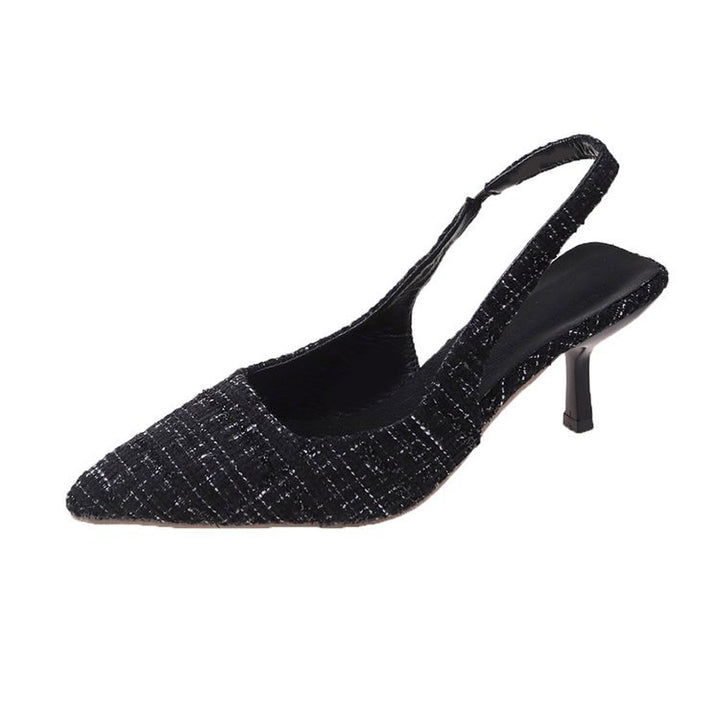 Damen Slingback-Pumps mit elegantem Stoffmix und modischem Absatz Drune