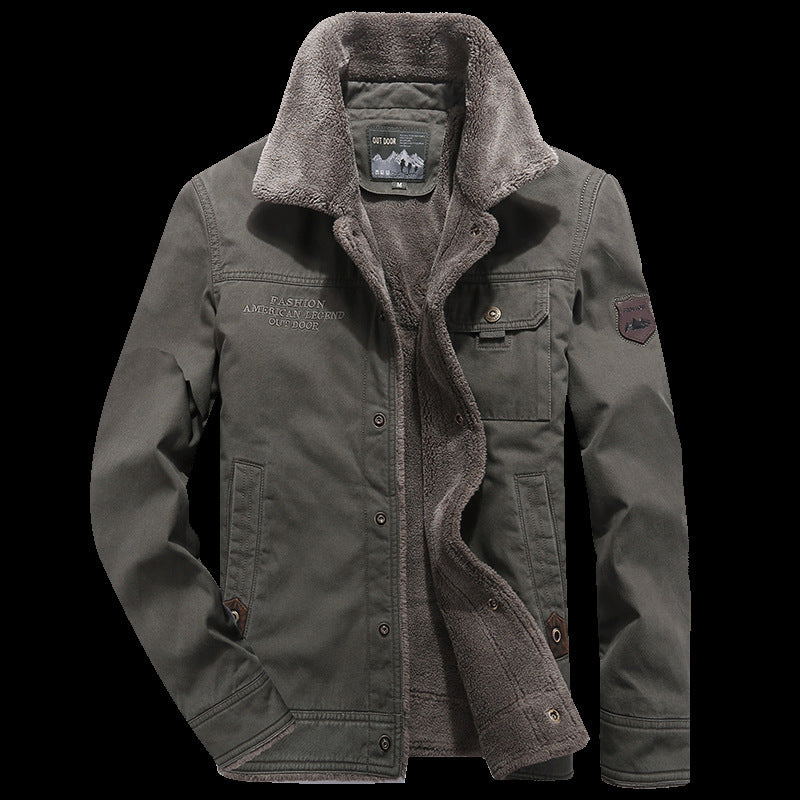 Herren Robuste Outdoor-Jacke mit Fleece-Innenfutter Drune