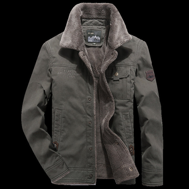 Herren Robuste Outdoor-Jacke mit Fleece-Innenfutter Drune