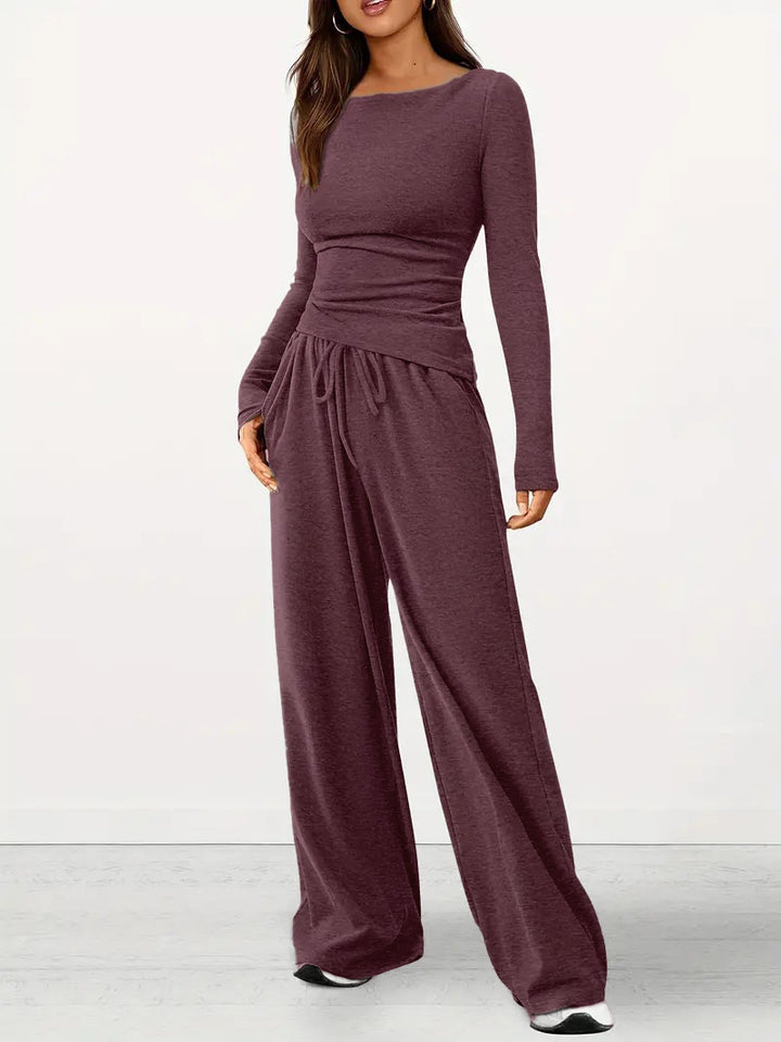 Damen lässiges Mix & Match Lounge-Set Drune