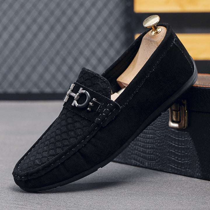 Herren Elegante Velours Mokassins Drune