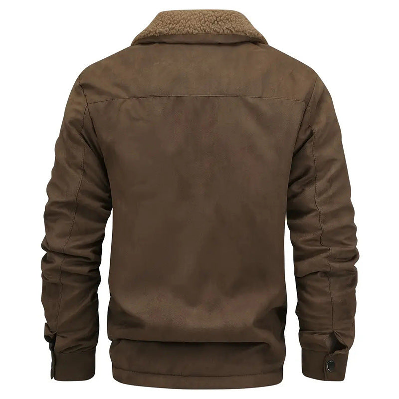 Herren Robuste Freizeitjacke mit teddyartigem Innenfutter Drune
