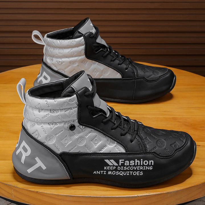 Damen sportliche High-Top Sneakers mit schützendem Design und rutschfester Sohle Drune