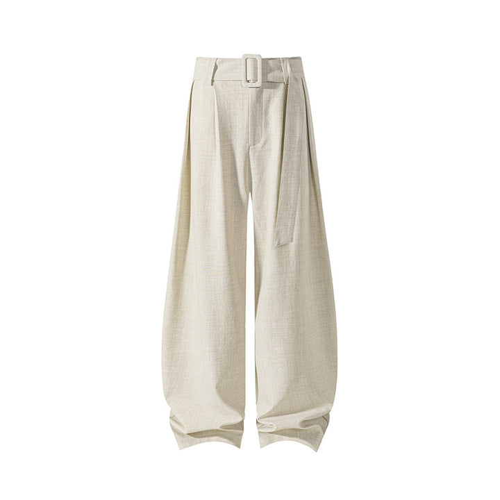 Damen Elegante und lässige weite Stoffhose Drune