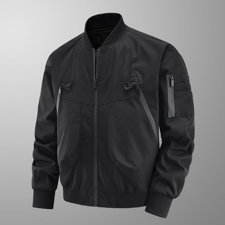 Herren Modische Bomberjacke mit praktischen Taschen