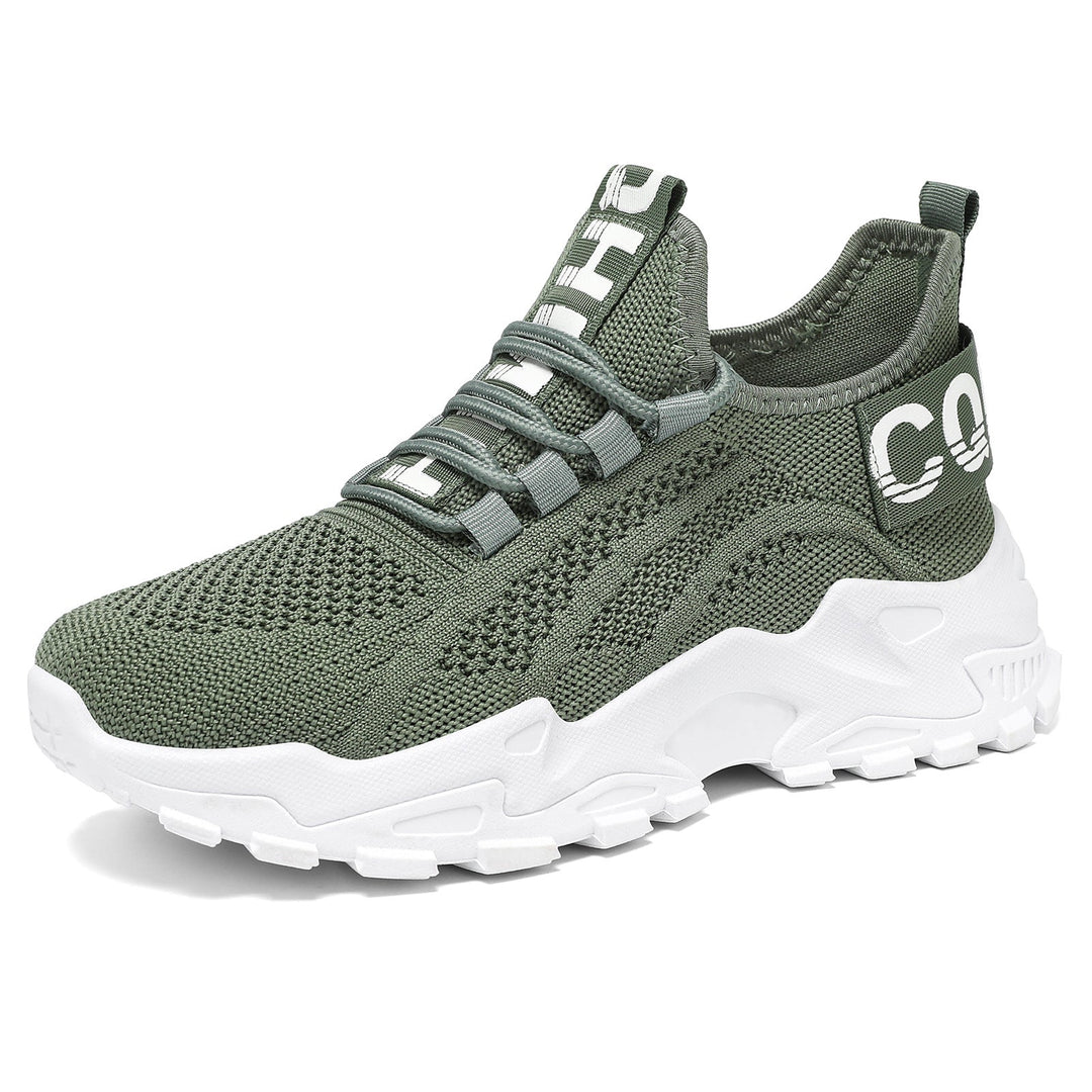 Damen Leichte und atmungsaktive Sport Sneakers mit elastischer Sohle Drune