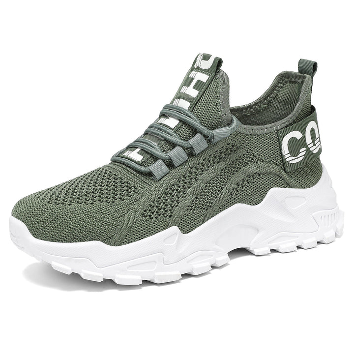Damen Leichte und atmungsaktive Sport Sneakers mit elastischer Sohle Drune