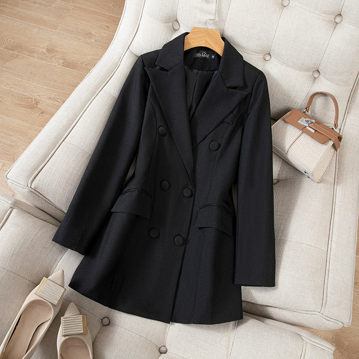 Damen Elegante und stilvolle Doppelreiher Blazer Drune