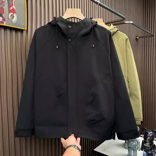 Herren Funktionsjacke mit hohem Kragen Drune
