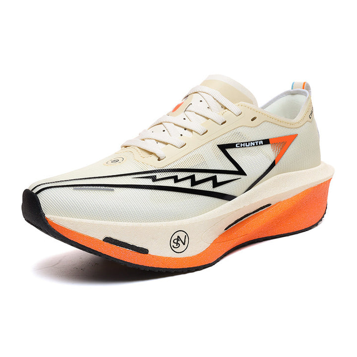 Unisex leichter Performance Laufschuh mit gedämpfter Plateausohle und atmungsaktivem Mesh Drune