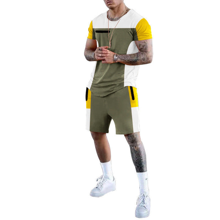 Herren Sportliches Freizeit-Set mit atmungsaktivem Design und praktischen Taschen Drune