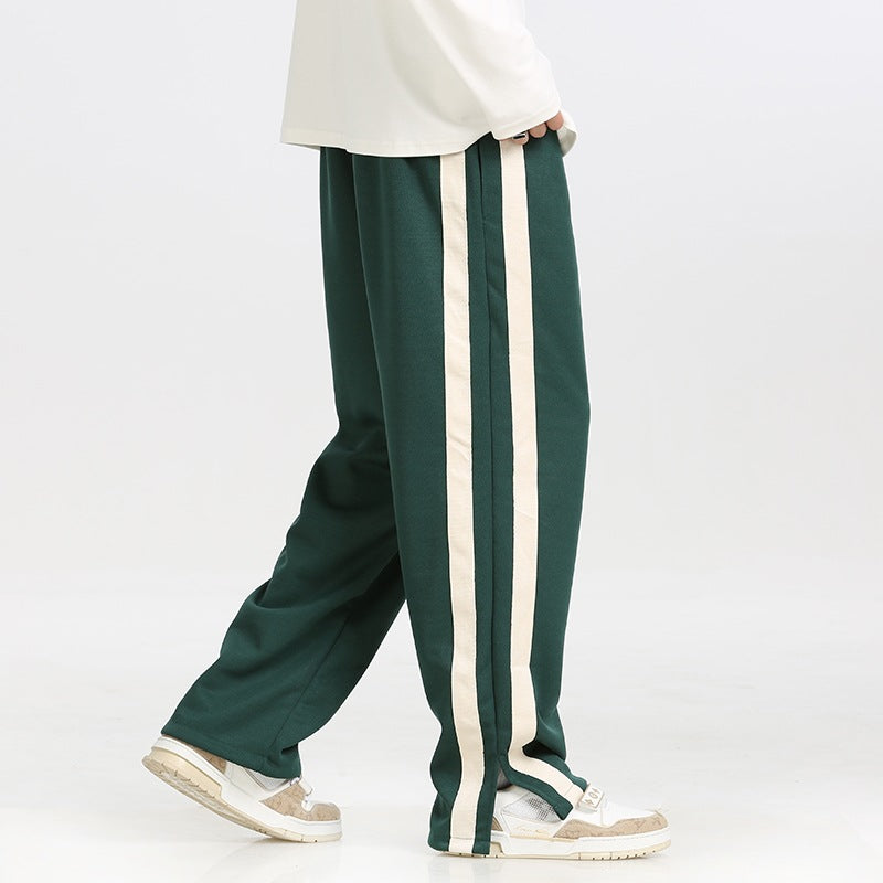 Herren Sportliche Freizeithose mit Streifen Drune