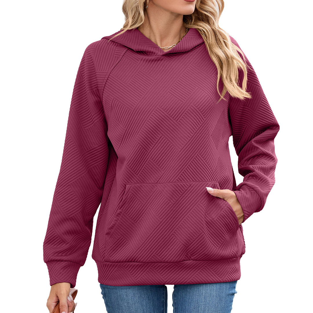 Damen Kapuzenpullover mit strukturiertem Design Drune