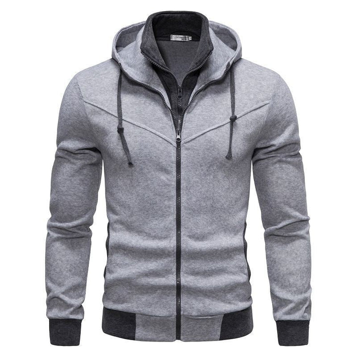Herren sportliche Kapuzenjacke mit modernem Schnitt und praktischen Reißverschlusstaschen Drune