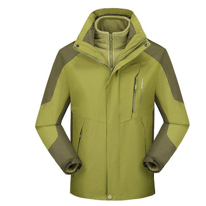 Damen vielseitige Outdoorjacke mit abnehmbarer Fleece‑Innenjacke und winddichter Softshell‑Hülle Drune