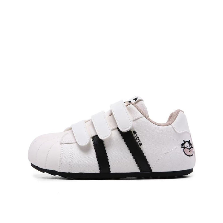 Damen Sneakers mit praktischen Klettverschlüssen und lustigen Tiermotiven Drune