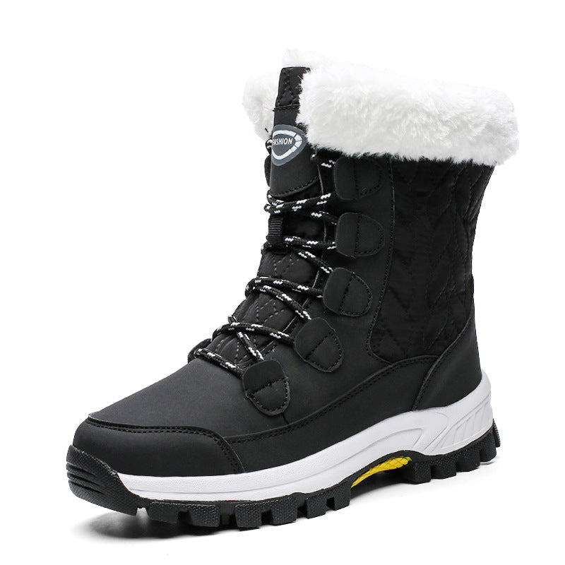 Damen Winterstiefel mit isolierter Fütterung und rutschfester Sohle Drune