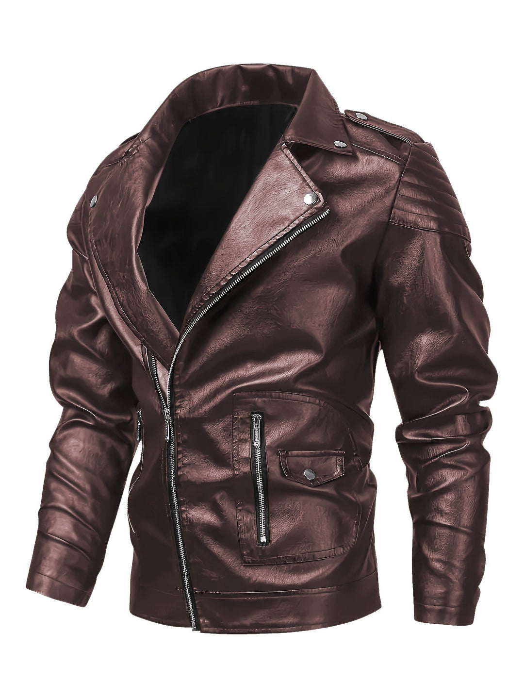 Herren Biker-Lederjacke Drune