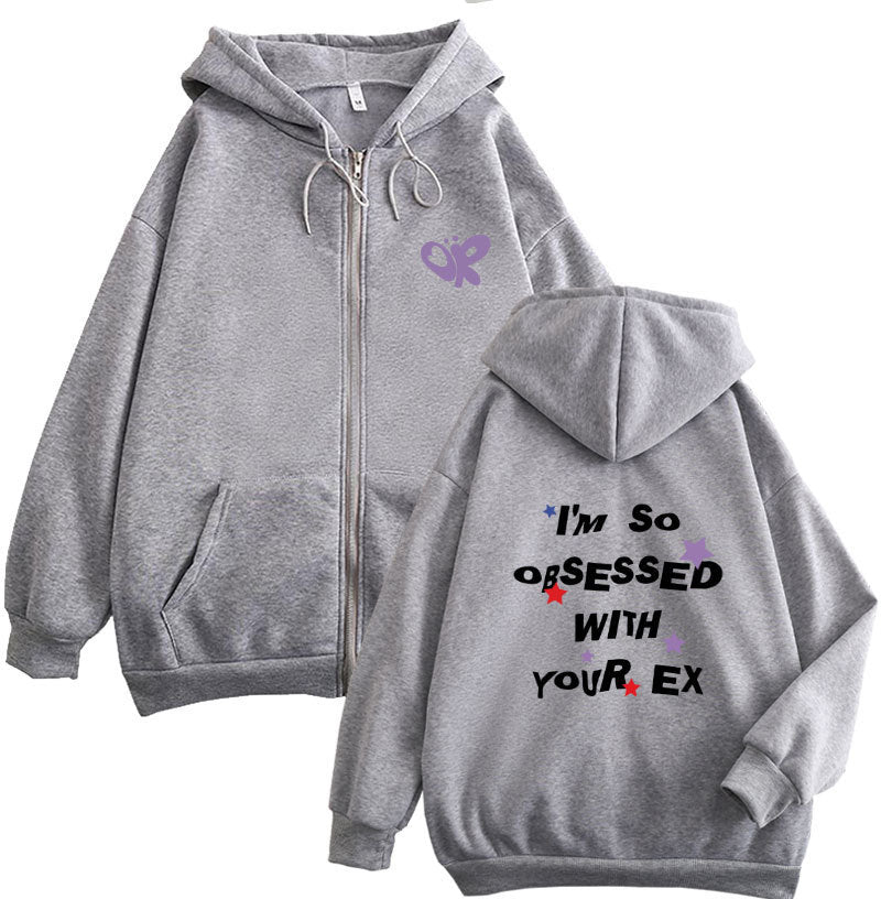 Damen Kapuzenjacke mit verspieltem Aufdruck und bequemer Passform Drune