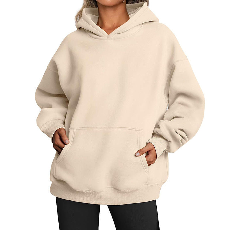 Damen bequemer Kapuzenpullover Drune