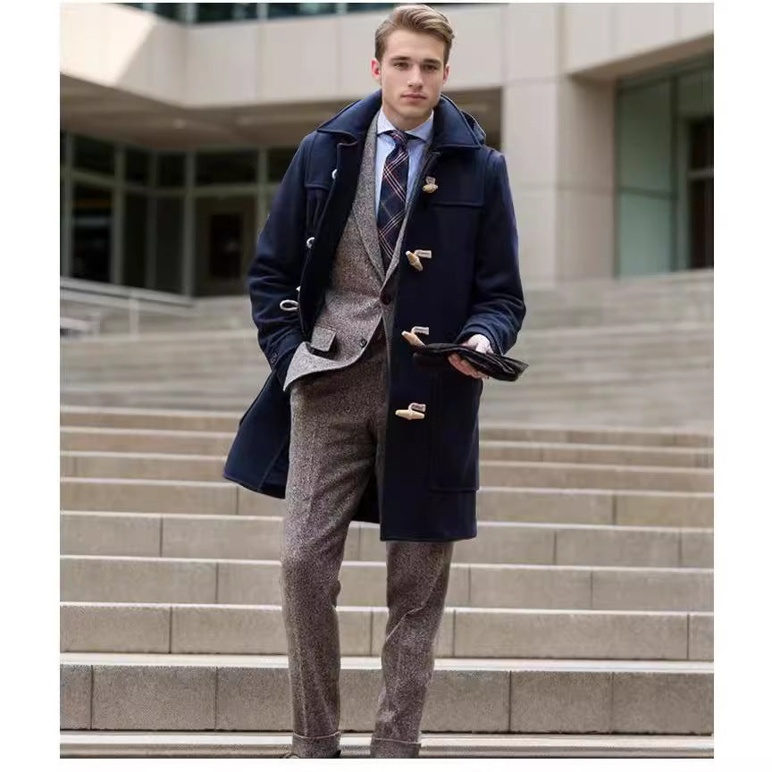 Herren Dufflecoat Drune