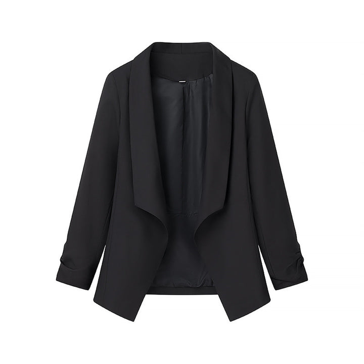 Damen elegante Blazerjacke mit lässigem Schnitt und stylischen Ärmeldetails Drune