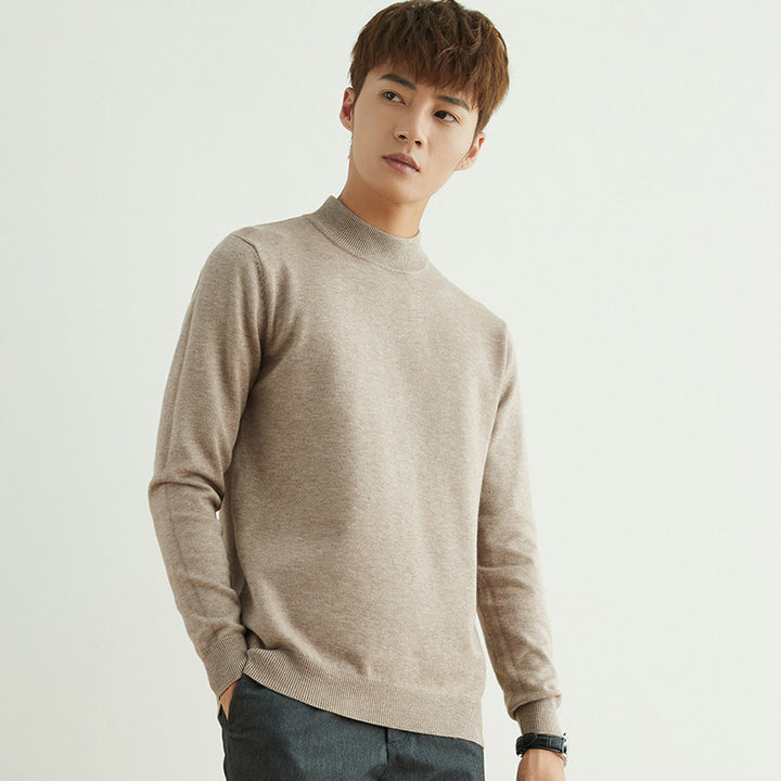 Herren Halbhoher Rollkragenpullover aus Feinstrick mit schmaler Passform Drune