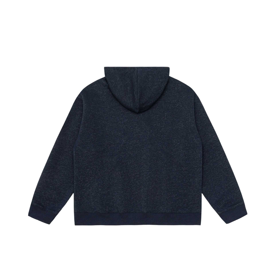 Unisex Kapuzen-Halbzip-Sweatshirt im Oversize-Fit mit Kängurutasche Drune