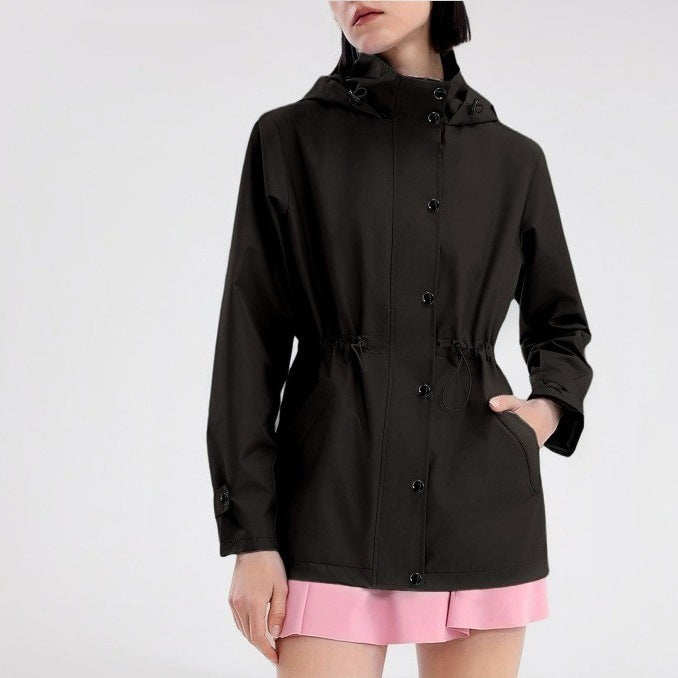 Damen Übergangsjacke mit verstellbarem Taillenzug und praktischen Taschen Drune