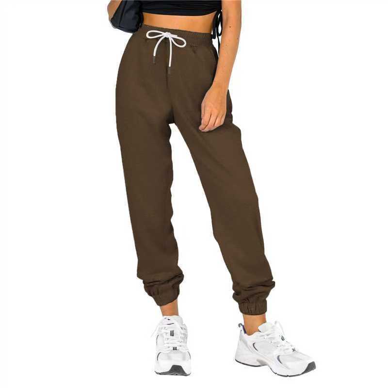 Damen Sportliche Sweatpants mit praktischem Kordelzug und elastischem Bund Drune