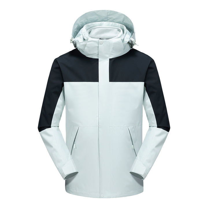 Herren Urbaner Softshell-Outdoorjacke mit hochschließendem Kragen, verschweißter Membran und verdeckten Reißverschlüssen Drune