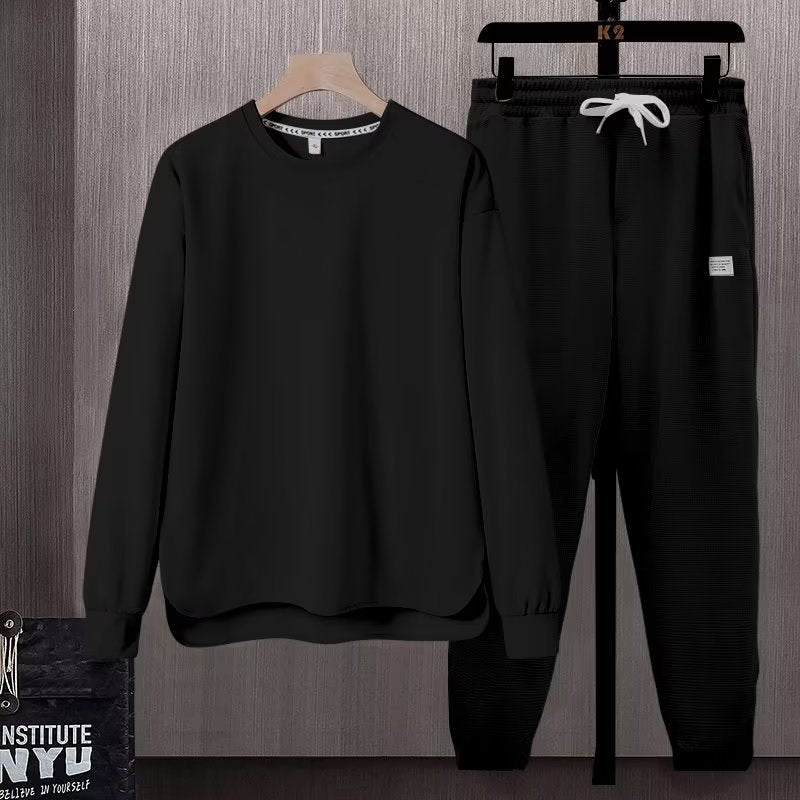 Damen komfortables Sweatshirt und lässige Jogginghose Set Drune