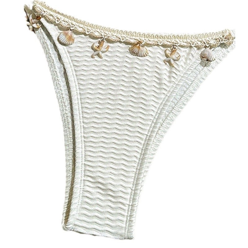 Damen Triangel-Bikini Set mit floralen Akzenten Drune