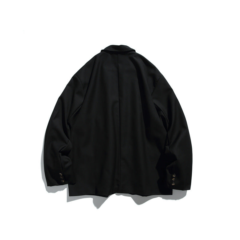 Herren Oversize Sakko aus fallendem Twill mit aufgesetzten Pattentaschen Drune