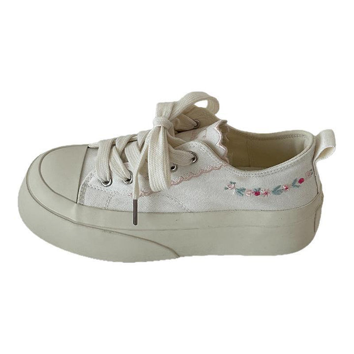 Damen Sneakers mit verspielten Applikationen und elastischer Sohle Drune