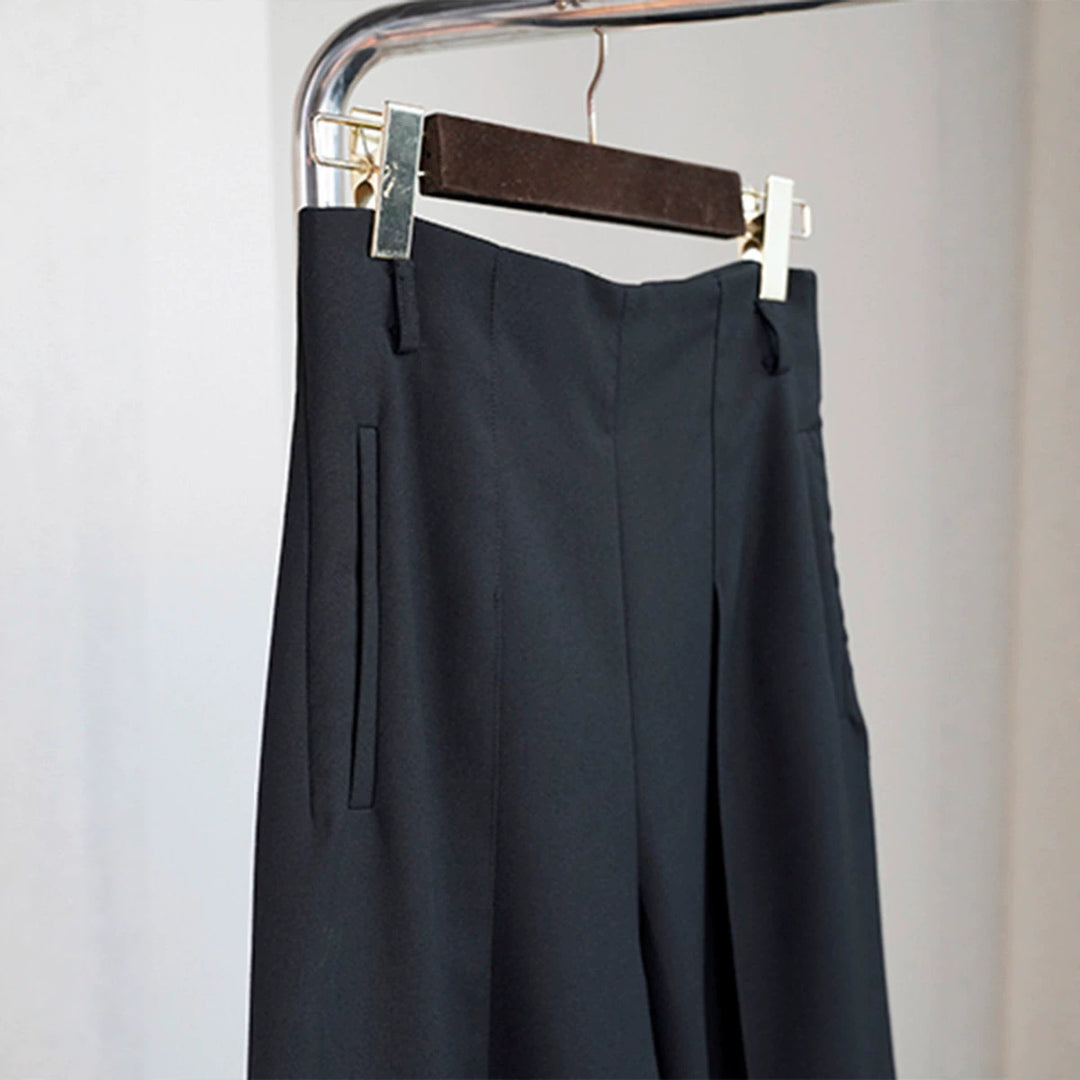 Damen Elegante und weite Stoffhose Drune