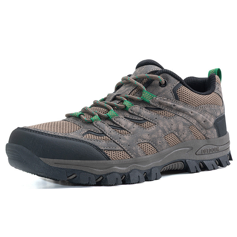 Herren ergonomische, rutschfeste Trekking-Halbschuhe mit atmungsaktivem Mesh Drune