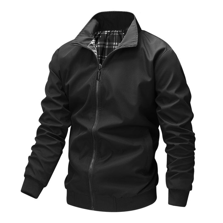 Herren Leichte Übergangsjacke mit Stehkragen Drune