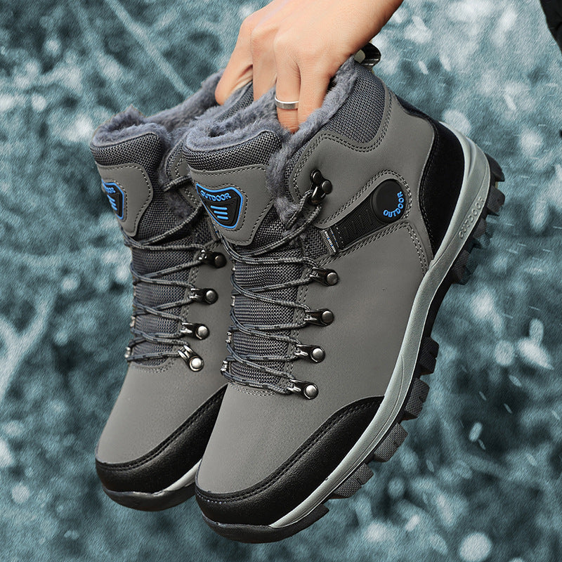 Herren Knöchelhohe Isolierte Outdoor-Stiefel mit Thermofutter und griffiger Trailsohle Drune