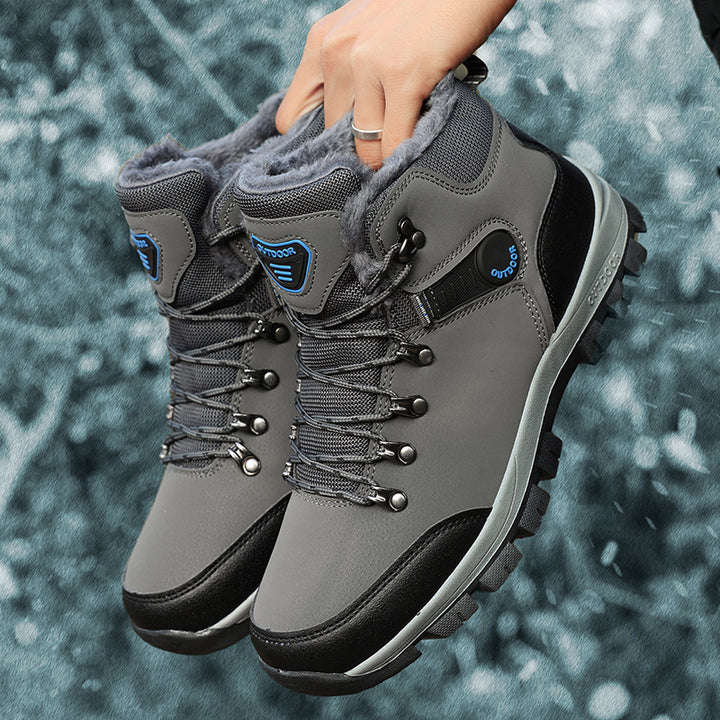 Herren Knöchelhohe Isolierte Outdoor-Stiefel mit Thermofutter und griffiger Trailsohle Drune