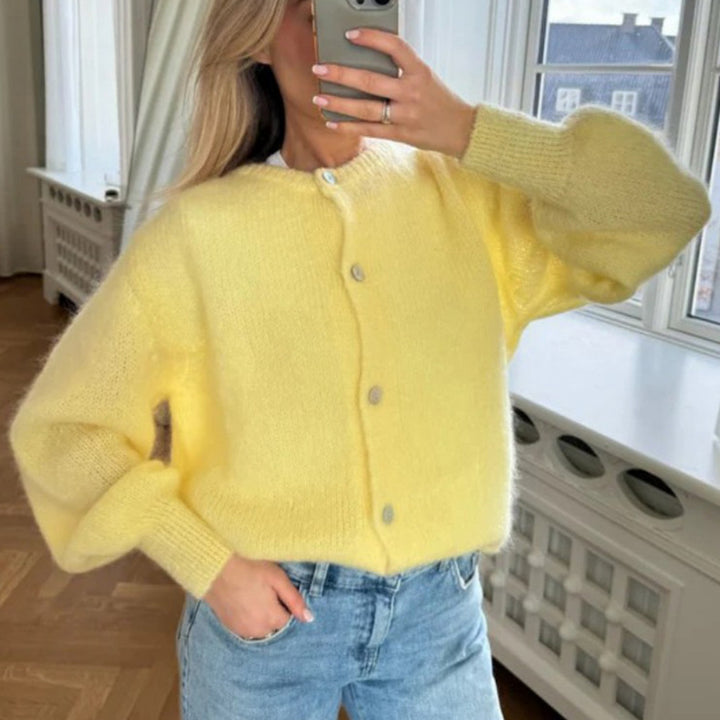 Drune | Weicher Mohair-Cardigan