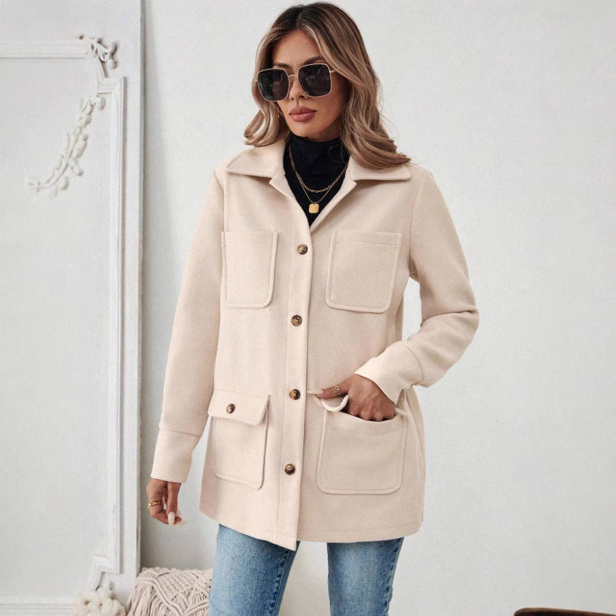 Damen Modische Utility-Jacke