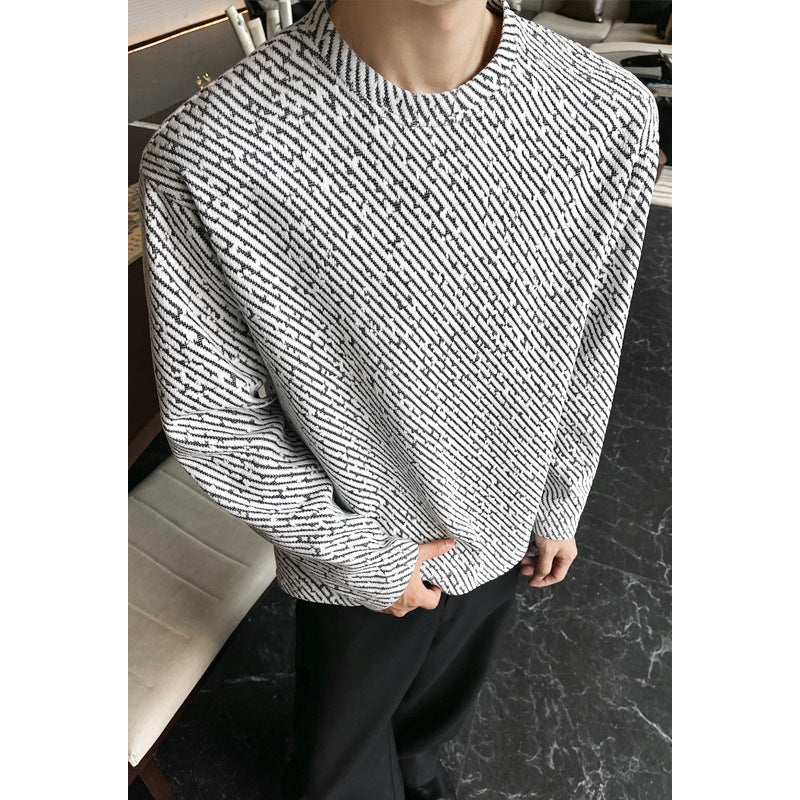 Herren Modischer Oversized Pullover Drune